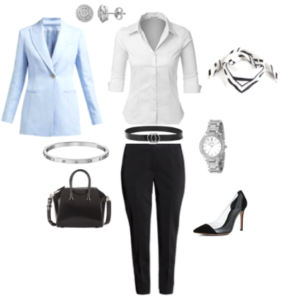 business casual women for interview